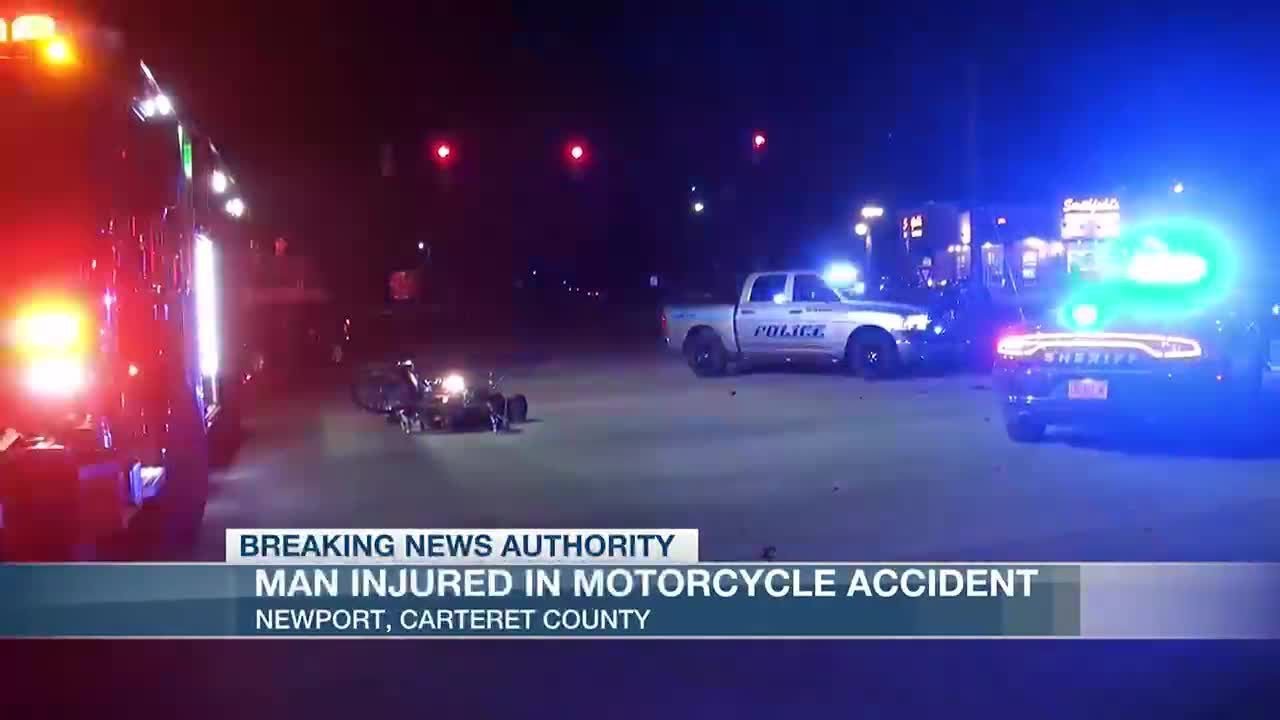 Accident in Newport injures motorcyclist YouTube