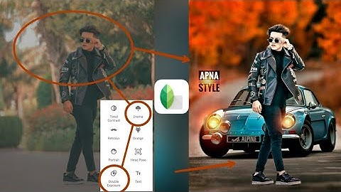 Snapseed new car background photo editing | Snapseed background change photo editing | WR EDITOR