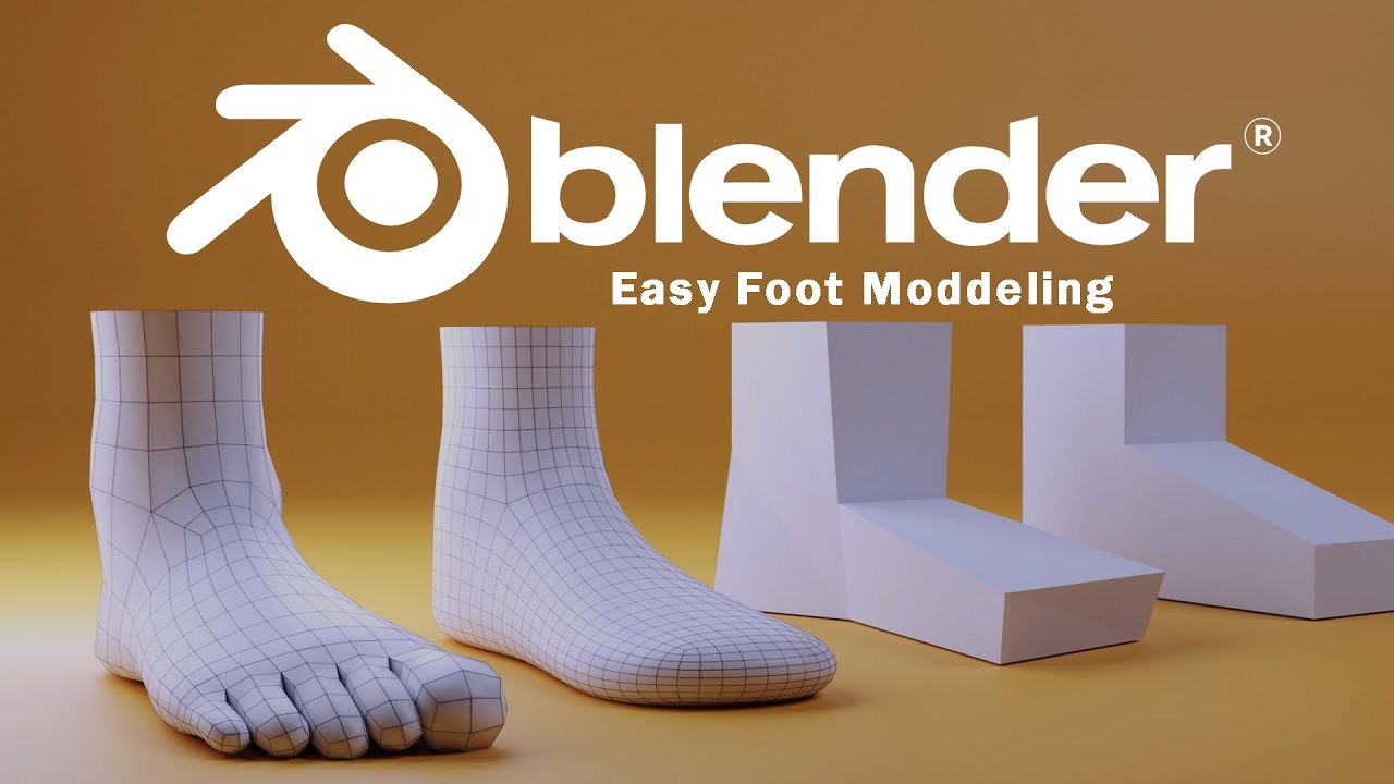 Easy Foot Modeling Tutorial In Blender 2.8 Without Sculpting YouTube