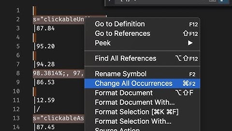 Interactive bulk editing / data wrangling with Visual Studio Code Regex + "Change All Occurrences"