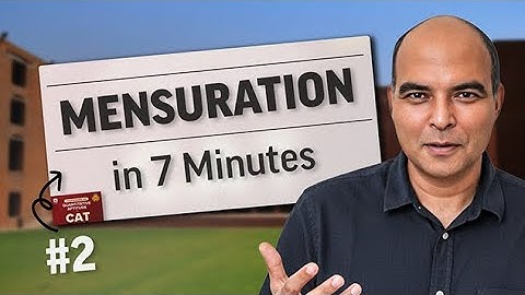 Arun Sharma Explains Mensuration (Regular Polygons) Concepts for CAT