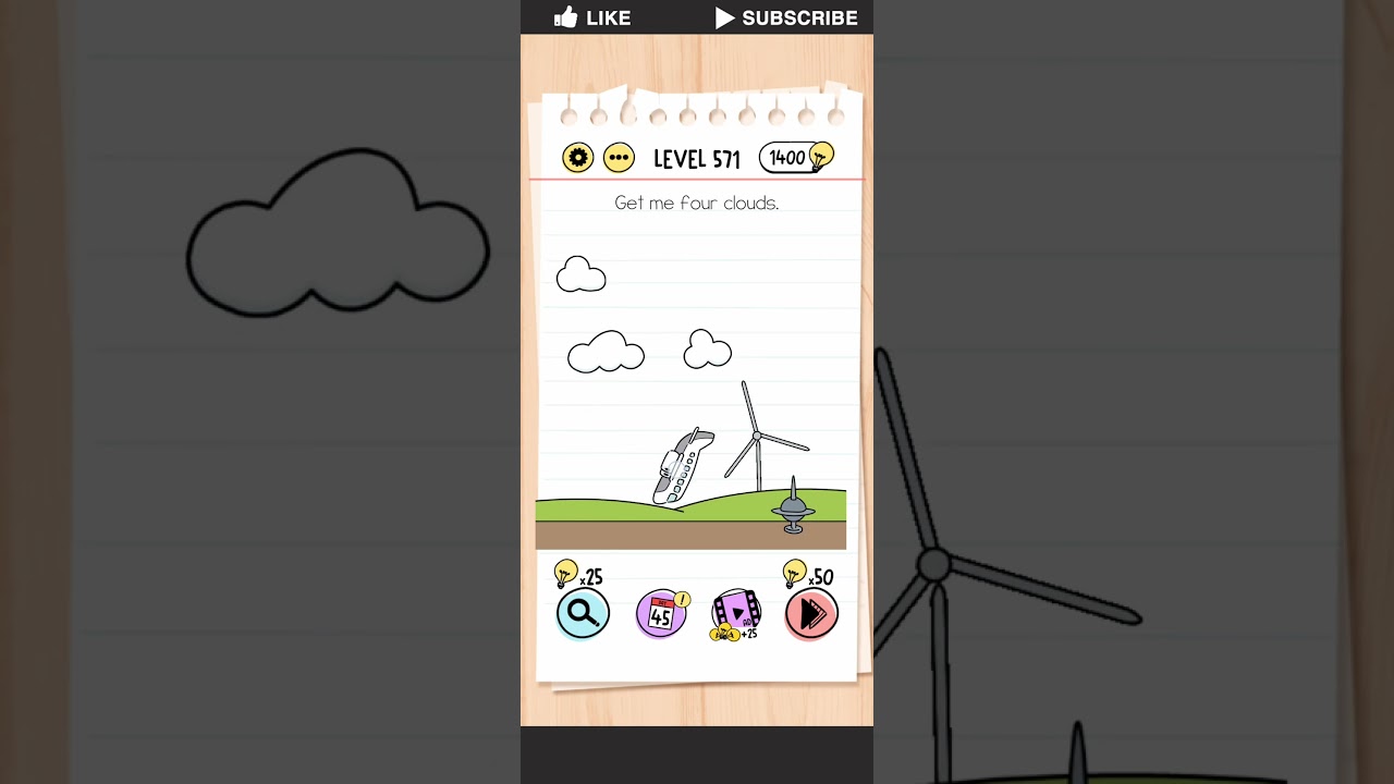 brain test tricky puzzles level 571 answer #gameplay #games