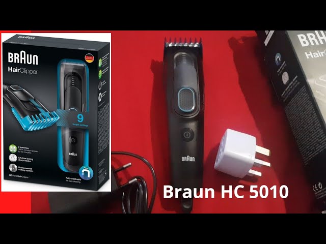 braun hc5010 hair clipper in 9 settings