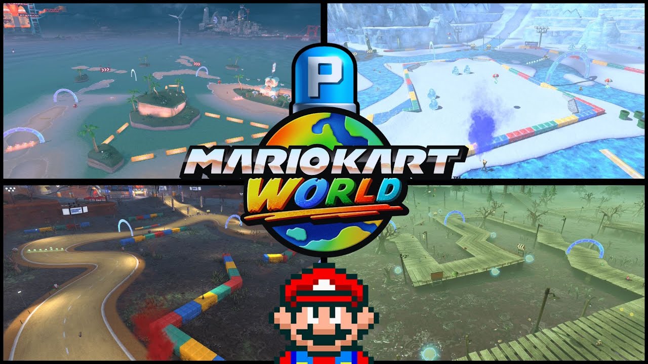 Mario Kart World - All SNES Tribute Courses!