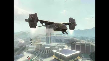 Swarm VTOL Warship and Warthog (Bo2 Close view Combat training)