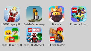 Lego Legacy: Heroes Unboxed,Lego Builder's Journey,Lego Brawls,Lego Friends,Lego Duplo: World