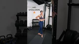 This bodyweight routine will leave your shoulder and core on 🔥 #fitness #core #abs #workout #viral