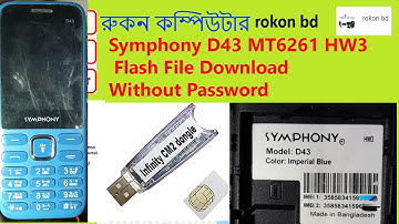 Symphony D43 MT6261 HW3 Flash File Download Without Password