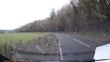 Dashcam Shows Dramatic Moment Car Loses Control and Flips Over