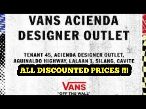 vans outlet prices