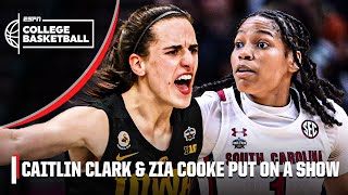 Caitlin Clark Vs. Zia Cooke Ncaa Womens Final Four Espn College Basketball
