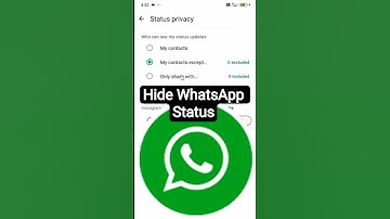 How to Hide WhatsApp Status | WhatsApp Status Hide Setting - 2025