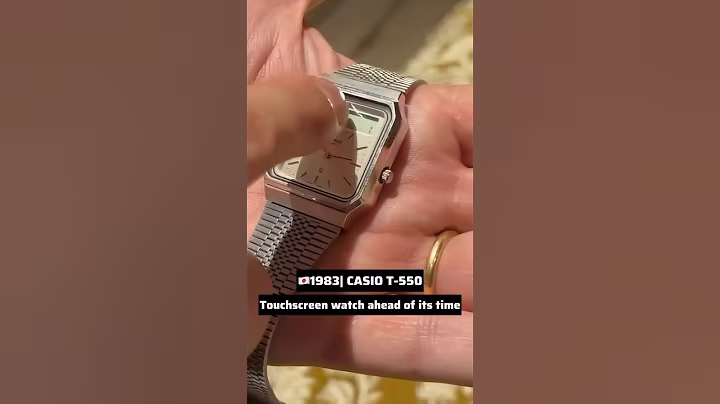 42 years old Touchscreen Watch !! Casio T-550 Janus #casio #80s #touchscreen #innovation #watches