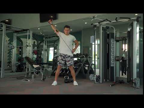 Cable Single Arm Y Raise