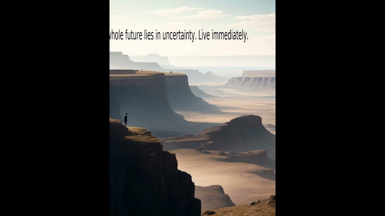 The whole future lies in uncertainty Live immediately. YouTube