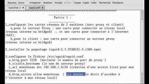 Installation et configuration de serveur proxy (squid) partie1 sous RedHat9 (Khalid Moussadik)
