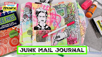 Junk Mail Art Journal DIY