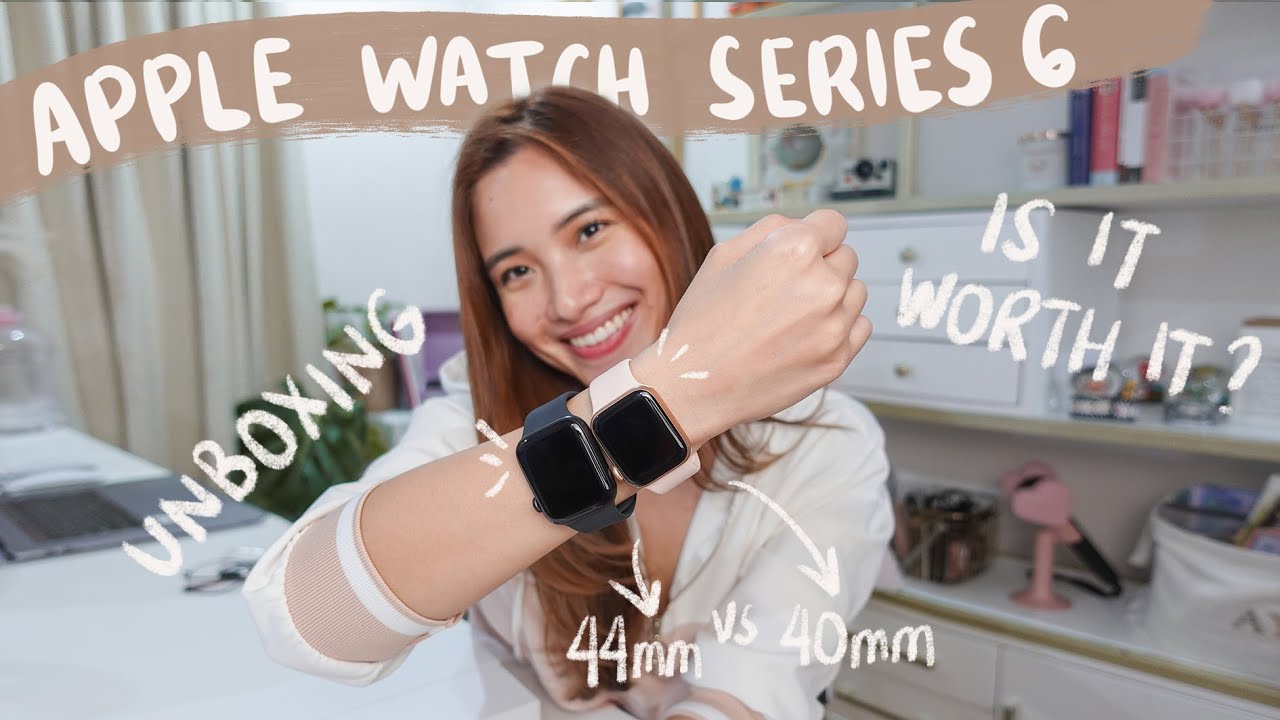 APPLE WATCH SERIES 6 40mm & 44mm Unboxing | Angel Yeo