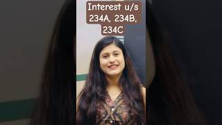 Interest u/s 234A, 234B, 234C | #interestrates #advancetaxinterest #itrfiling #cashwetaverma