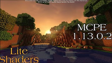 SHADERS REALISTIC PACK TEXTURE PACK MINECRAFT PE 1.13 SHADERS LEVE REALISTA MCPE 1.13.0.2 DOWNLOAD