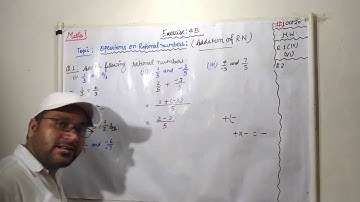 Operation on Rational Numbers & Exercise 4B
