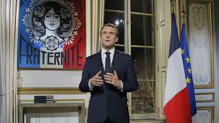 Emmanuel Macron adresse des voeux 