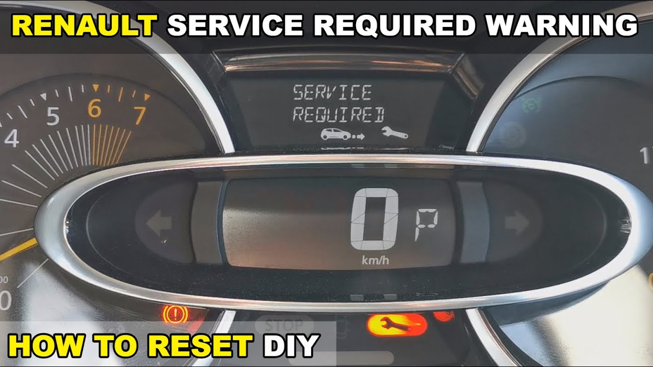 Renault Clio Service Required Warning Reset - How To Diy - Youtube