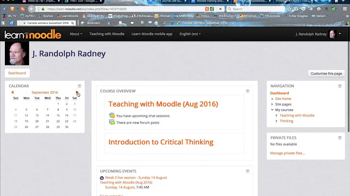 View Dates In Moodle Calendar