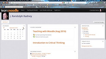 View Dates In Moodle Calendar