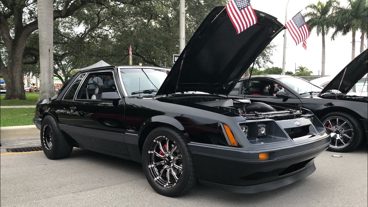1986 Mustang 5.0 With Coyote Engine Swap - YouTube
