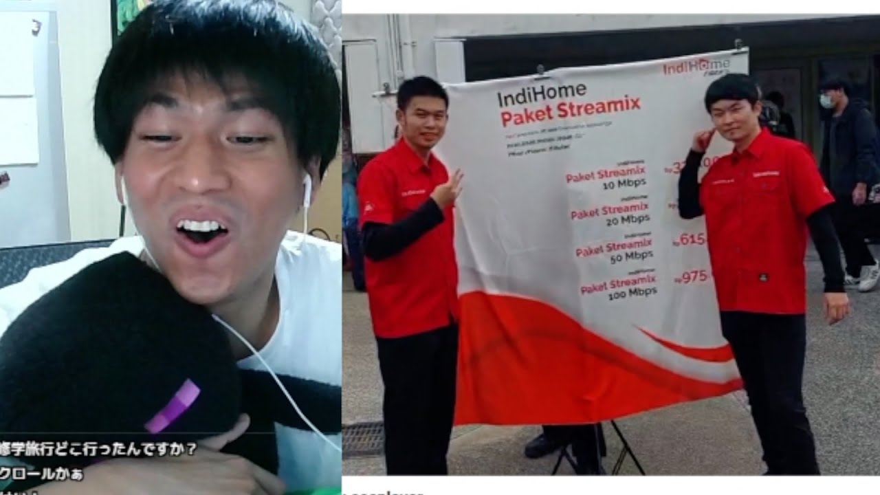 Someone cosplaying as IndiHome has appeared lol [Clip from the