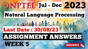 Natural Language Processing Week 5 Assignment Answers | NPTEL
