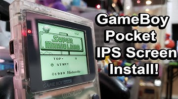 GameBoy Pocket IPS Screen Install!