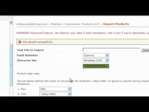 How to Import Products