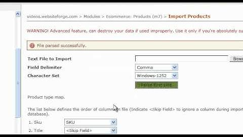 How to Import Products