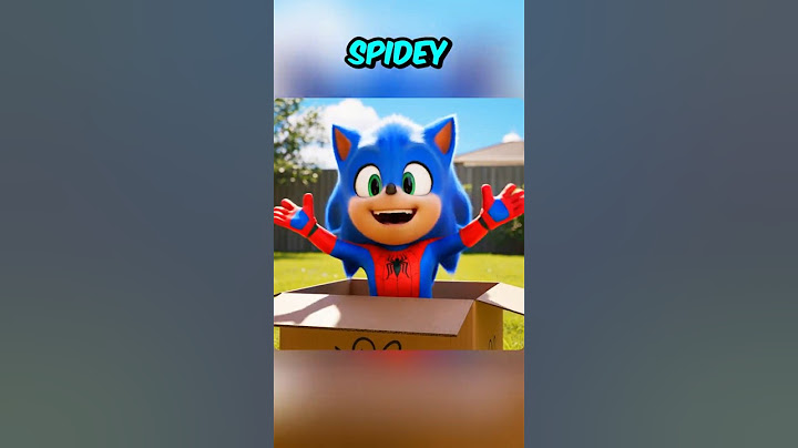 Sonic Becomes SPIDER-MAN... But THIS Happens To His Mom! #sonic #funny
