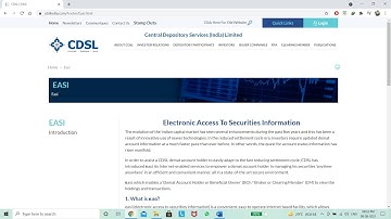 How to Register on CDSL Easi | Techie Journals
