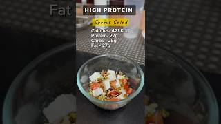 High Protein Sprout Salad For Muscle & Weight Gain #viral #youtubeshorts #weightgain