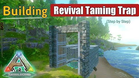 How to Build a Revival Taming Trap/Pen - ARK Survival Evolved Mobile | Ark Beginners Guide