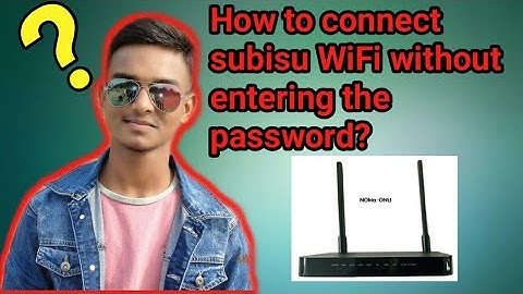 How to connect to subisu WiFi without entering the password?Nokia Router/Worldlink/By Yadav Suraj.