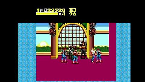 STREETS OF RAGE 2 GG2SMS By BcnAbel76 Hidden Borders Final Level