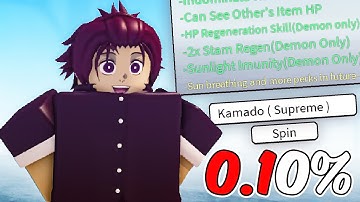 Spending 10,000 Robux To Get 0.1% KAMADO Clan and Becoming Tanjiro In Project Slayers...