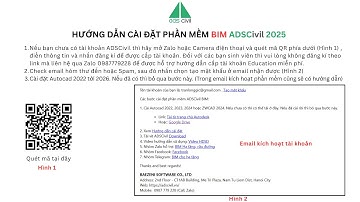 CÀI ĐẶT ADSCivil BIM 2025 VÀ CẬP NHẬT PHIÊN BẢN MỚI