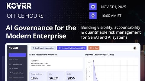 AI Governance & Risk Quantification for the Modern Enterprise
