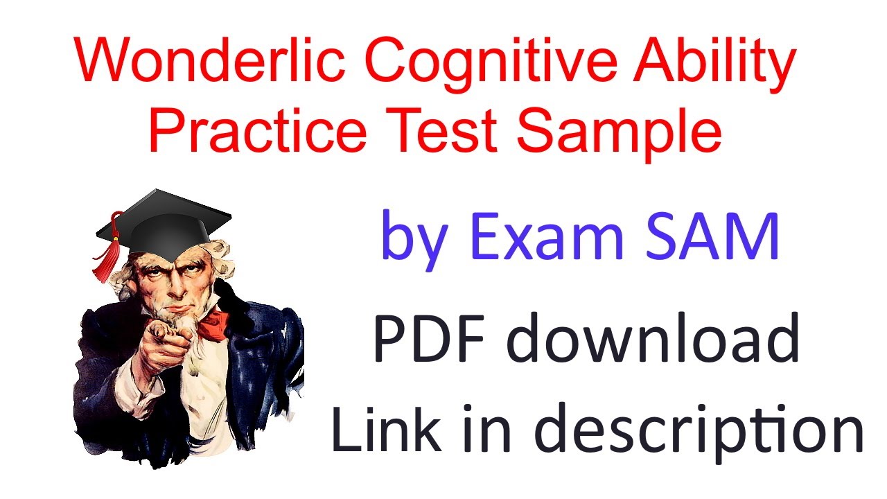 Wonderlic Cognitive Ability Practice Test Free Sample Personnel Test With 50 Questions And