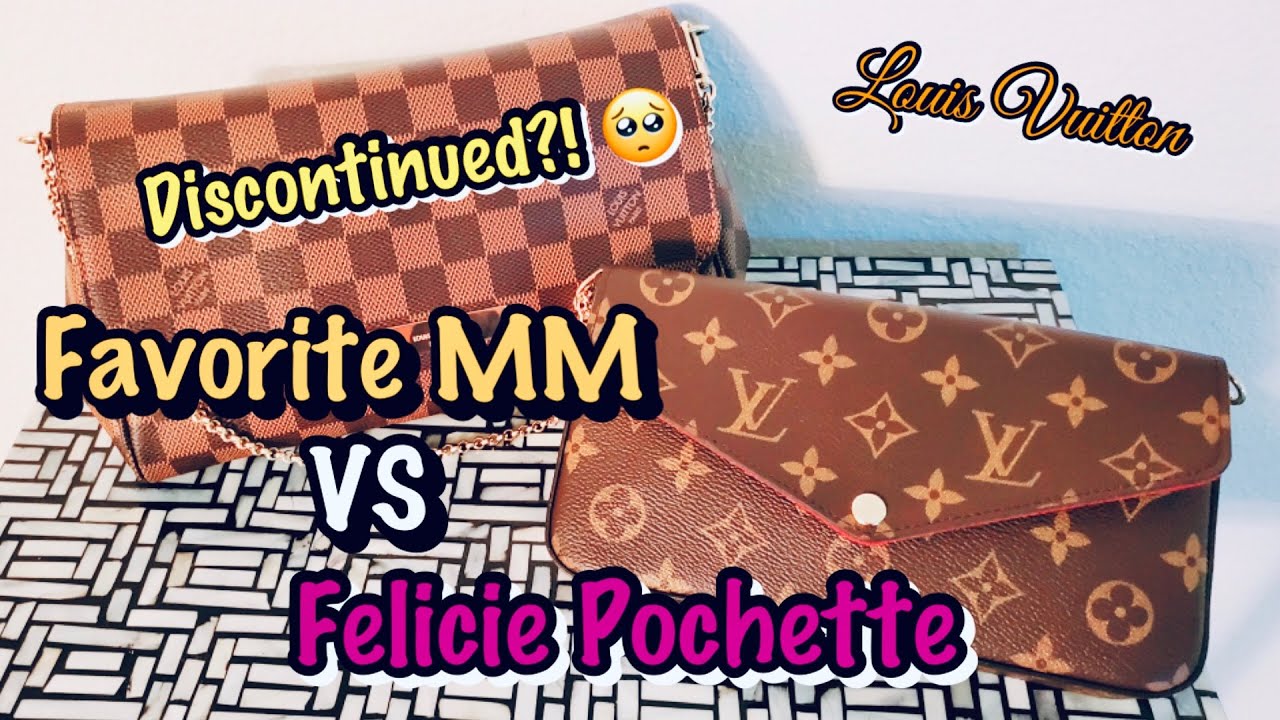 LOUIS VUITTON Favorite MM *DISCONTINUED 2020* & Felicie Pochette- Comparison, What Fits & Mod ...