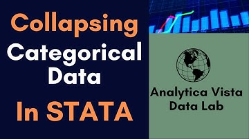 24. How to Collapse Categorical Data into Fewer Categories in STATA