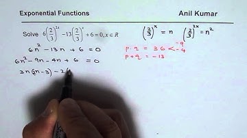 Solve Exponential Quadratic Equation