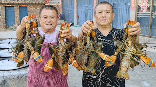 1760元買20只龍蝦，阿胖山做香辣叫花蝦，十幾個孩子們吃過瘾了