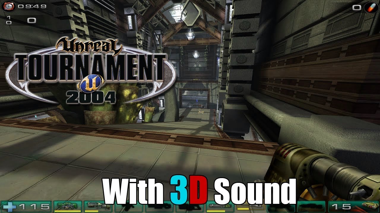 Unreal Tournament 2004 with 3D spatial sound (OpenAL Soft HRTF audio ...
